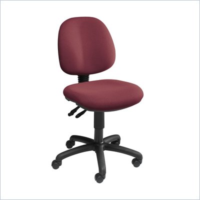 Safco Choices Burgundy Mid Back Chair