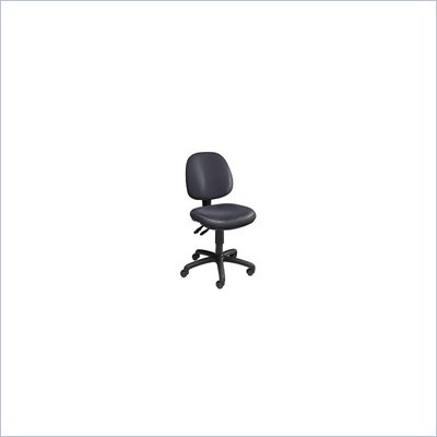 Safco Choices Black Vinyl Mid-Back Task Chair