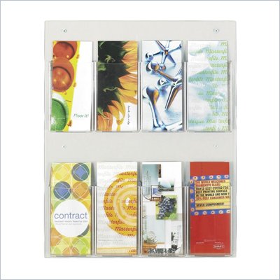 Safco Clear2c 8 Pamphlet Display