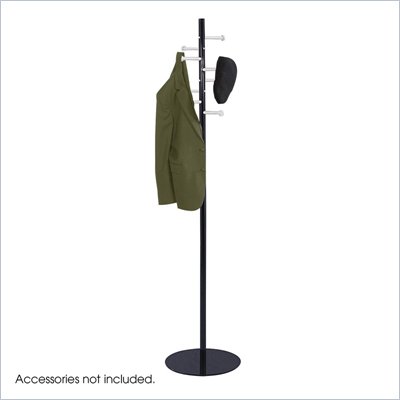 Safco Spiral Nail Head Standing Coat Rack