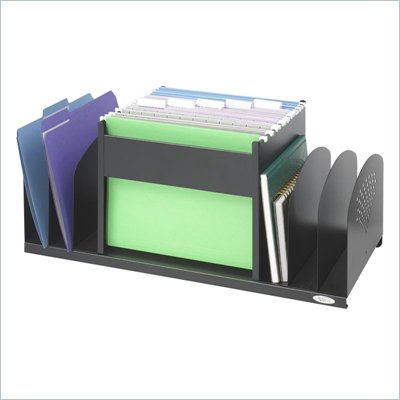 Safco 6 Vertical File with Hanging File Frame
