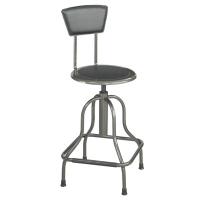 Safco Diesel Black High Base  Diesel Industrial Stool