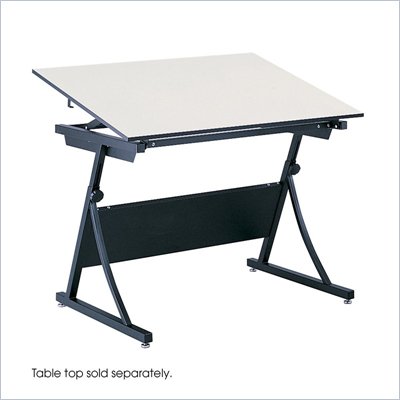 Safco PlanMaster Height-Adjustable Drafting Table Base