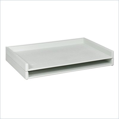 Safco Giant Stack Flat Files Plastic FileTray in White for 24"x 36" Documents (Set of 2)