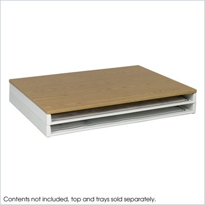 Safco Optional Oak Top for Giant Stack File Tray (4899)