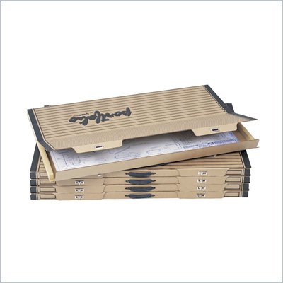 Safco Portable 42" x 30" Art & Drawing File Portfolio in Tropic Sand (Set of 5)