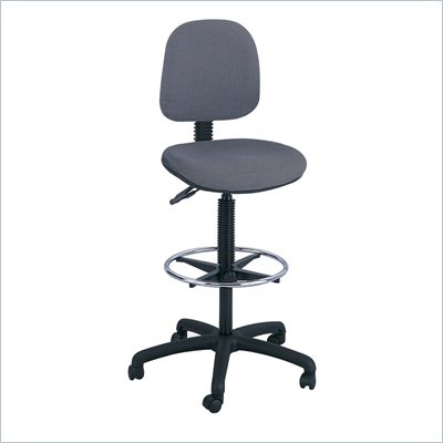 Safco Highland Extended Height Lab Chair in Dark Gray