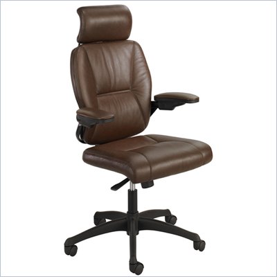 Safco Incite High Back Chair in Brown