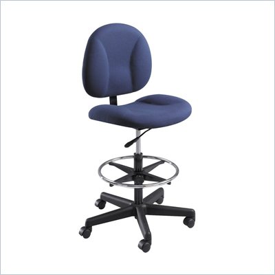 Safco Intern Blue Mid Back Stool