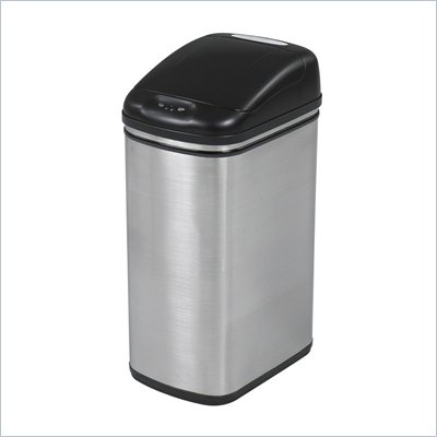 Safco 8.5 Gallon Kazaam Hands Free Waste Receptacle