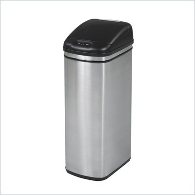 Safco 11.5 Gallon Kazaam Hands Free Waste Receptacle