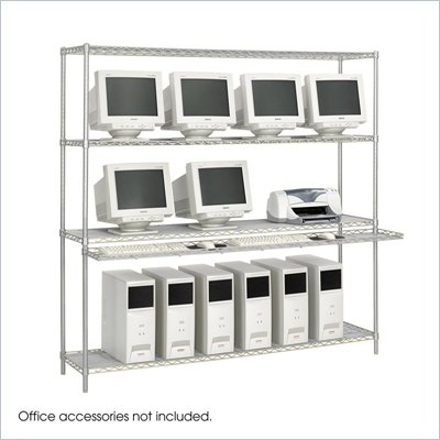 Safco 72"W Wire LAN Management System