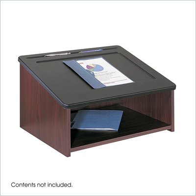 Safco Mahogany Tabletop Lectern