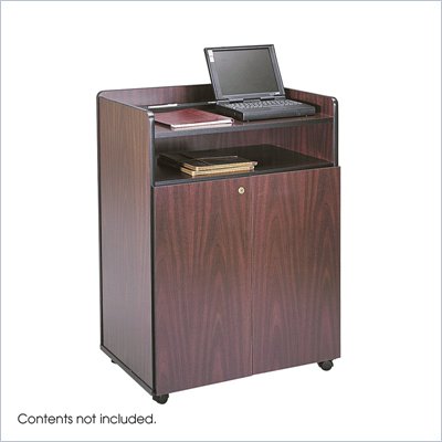 Safco Mahogany Executive Lectern Podium