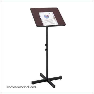 Safco Mahogany Adjustable Lectern