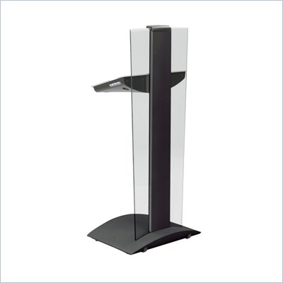 Safco Rumba Black Height Adjustable Lectern Podium