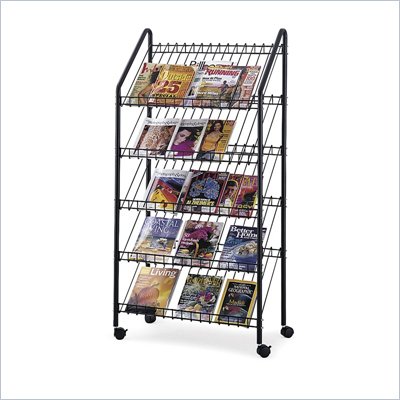 Safco Mobile Literature Rack