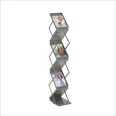 Safco Ready-Set-Go! Double Sided Folding Literature Display