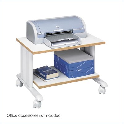 Safco MÜV 2 Level Adjustable Printer Stand in Gray