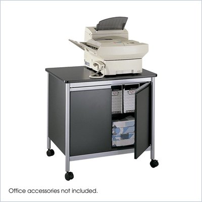 Safco Deluxe Machine Stand in Black