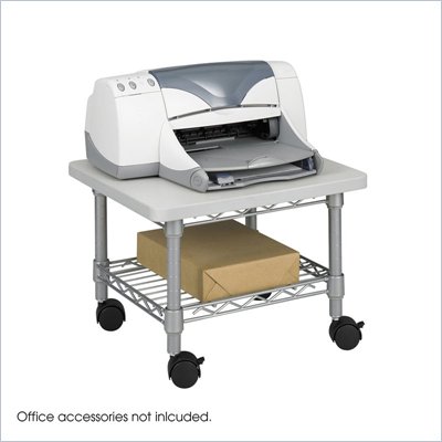 Safco Under-Desk Printer/Fax Stand in Gray