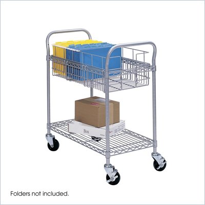 Safco 24"W Wire File Cart