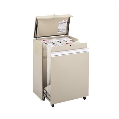 Safco Master Hanging Files Metal Cabinet for 30" x 42" Documents in Autumn Haze 