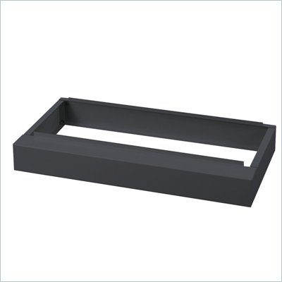 Safco Multi-Media Steel Cabinet Base in Charcoal