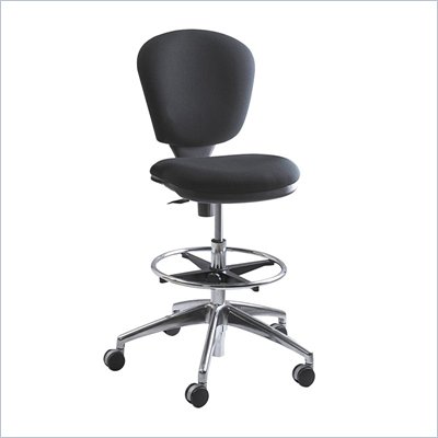 Safco Metro Extended Height Drafting Chair in Dark Gray