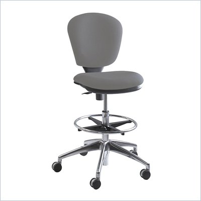 Safco Metro Extended Height Drafting Chair in Gray