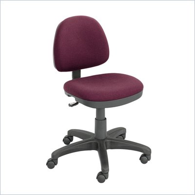 Safco Multi-Use Mid Back Chair in Burgundy