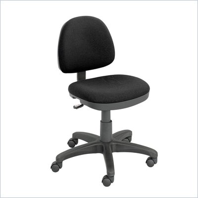 Safco Multi-Use Mid Back Chair in Black
