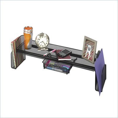 Safco Onyx Mesh Off-Surface Shelf in Black