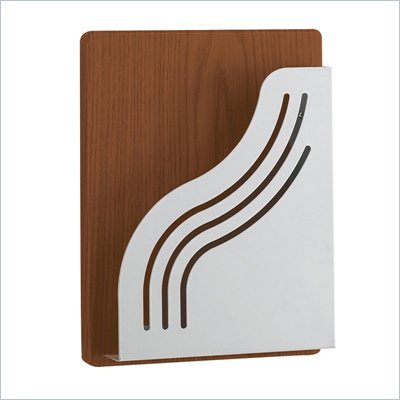 Safco Wave Cherry Magazine Pocket