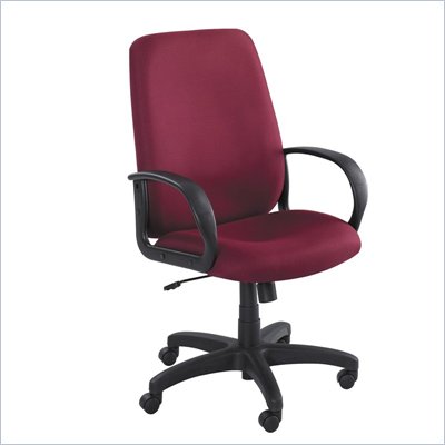 Safco Poise Burgundy Executive High-Back Office Chair