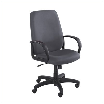 Safco Poise Charcoal Executive High-Back Office Chair