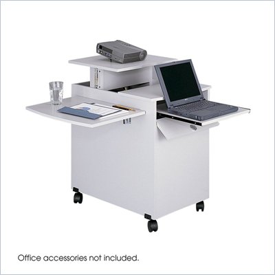 Safco Mobile Computer/Projector Stand in Gray