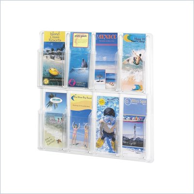 Safco Reveal 8 Pamphlet Display