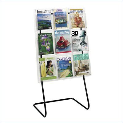 Safco Magazine Display Floor Stand