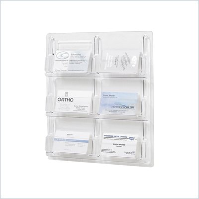 Safco Reveal 6 Business Card Display