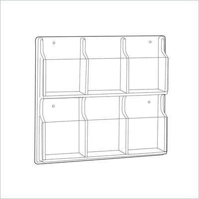 Safco Reveal 6 Booklet Display