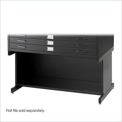Safco Open 20" Metal Base for Flat Files Cabinet in Black