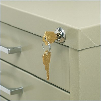 Safco Lock Kit for 5-Drawer Steel Flat File