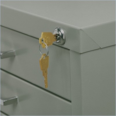 Safco Lock Kit for 10-Drawer Steel Flat File