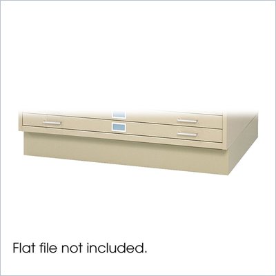 Safco Closed Low Base for 4998 Flat File Cabinet in Tropic Sand