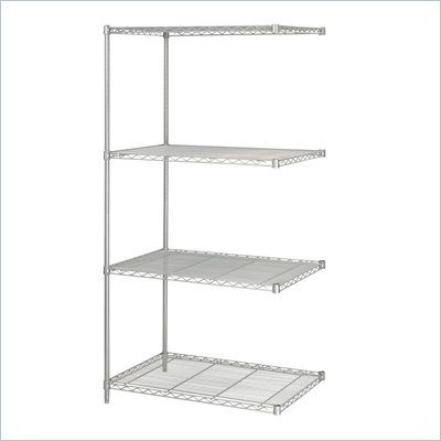 Safco 36"x24" Industrial Add-On Unit in Gray