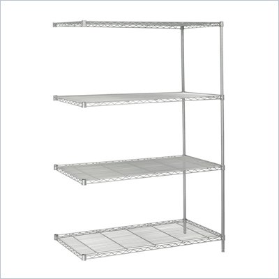 Safco 48"x24" Industrial Add-On Unit in Gray