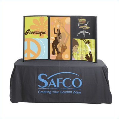 Safco Fixed Curve Table Top Display