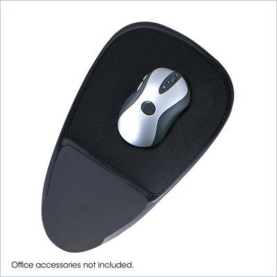 Safco Safco SoftSpot Proline Black Mouse Pad Wrist Support (Set of 10)