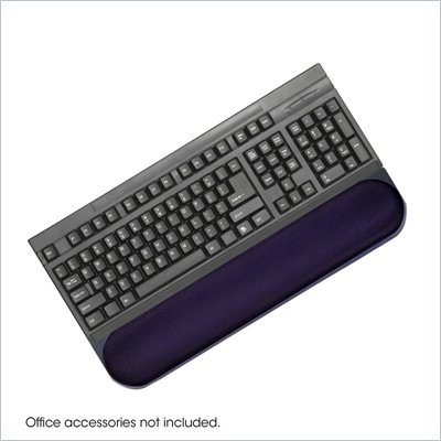 Safco SoftSpot Proline Black Keyboard Wrist Support (Set of 10)